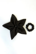 Eliza Faulkner Designs Inc. Accessories Brown Pinstripe Starfish Scrunchie