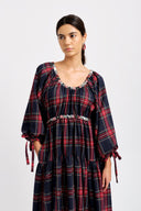 Eliza Faulkner Designs Inc. Dresses Josie Dress Navy Plaid