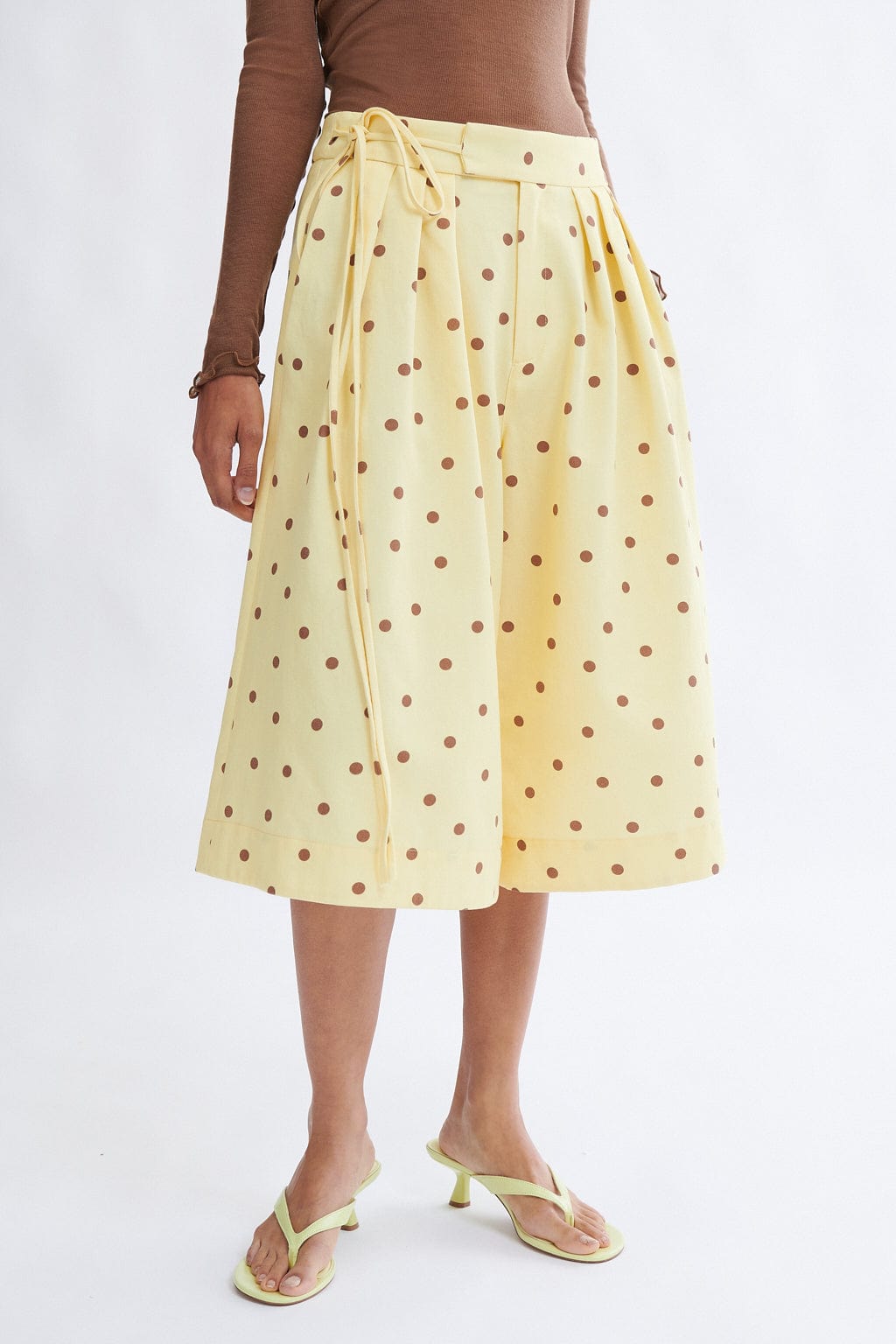 Banana Split Shorts for Women | Frances Polka Dot Short | Eliza