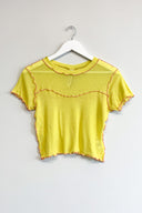 Eliza Faulkner Designs Inc. M Secondhand Gigi Baby Tee Lemonade