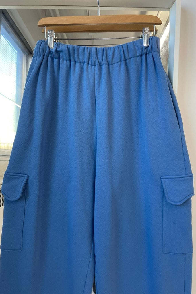 Eliza Faulkner Designs Inc. Medium Logan Fleece Pant Blue Sample