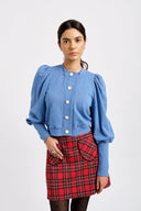 Eliza Faulkner Designs Inc. Shirts & Tops Polly Cardigan Periwinkle Blue
