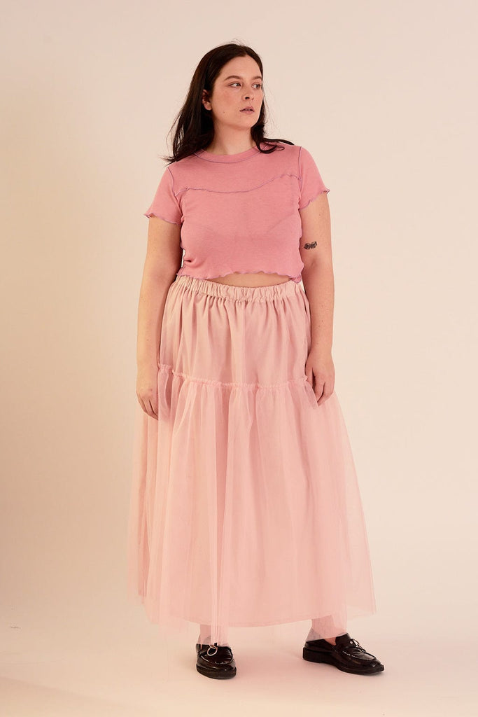 Eliza Faulkner Designs Inc. X-Small Imperfect Tilly Skirt Pink Tulle
