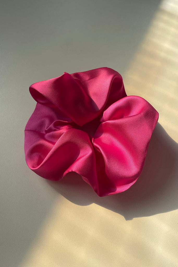 Eliza Faulkner Designs Inc. Shocking Pink Venti Scrunchie