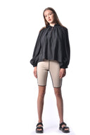 Eliza Faulkner Designs Inc. Shorts Cream Ryder Biker Shorts