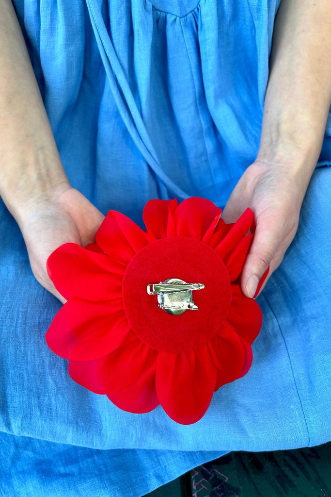 Red Flower Corsage