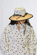Heirloom Hats Rosemary Straw Hat in Cookies and Cream