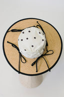 Heirloom Hats Rosemary Straw Hat in Cookies and Cream