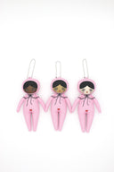 Bri Foster Doll Accessories Bri Foster Bag Charm Doll in Pink Trompe L'Oeil
