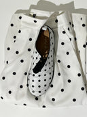 EF x Maguire Shoes COMING SOON - Eliza 24/7 Trainer in White Polka Dots