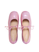 EF x Maguire Shoes COMING SOON - Gaia Ballet Flat in Pink Metallic