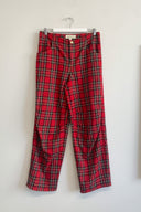 Eliza Faulkner Designs Inc. 10 Secondhand Sam Pant Red Plaid