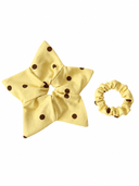 Eliza Faulkner Designs Inc. Accessories Banana Split Polka Dot Starfish Scrunchie