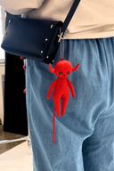 Eliza Faulkner Designs Inc. Accessories Bri Foster Bag Charm Doll Red