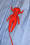 Eliza Faulkner Designs Inc. Accessories Bri Foster Bag Charm Doll Red