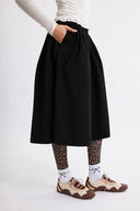 Eliza Faulkner Designs Inc. Audrey Skirt in Organic Black Cotton