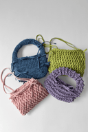 Eliza Faulkner Designs Inc. Bags Crochet Bag Baby Pink
