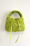 Eliza Faulkner Designs Inc. Bags Crochet Bag Chartreuse Taffeta