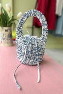 Eliza Faulkner Designs Inc. Bags Crochet Bag Toile de Jouy