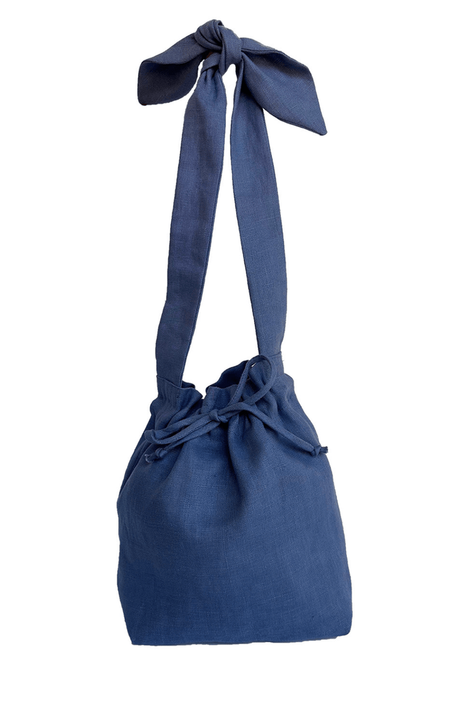 Eliza Faulkner Designs Inc. Bags Periwinkle Linen Mini Bunni Bag