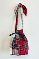 Eliza Faulkner Designs Inc. Bags Red & White Plaid Bunni Bucket Bag