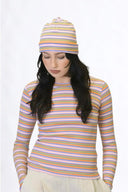 Eliza Faulkner Designs Inc. Beanie in Pink Stripe