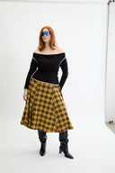 Eliza Faulkner Designs Inc. Berkley Skirt Yellow Plaid