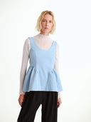 Eliza Faulkner Designs Inc. Blouses COMING SOON - Elsa Top in Light Denim