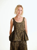 Eliza Faulkner Designs Inc. Blouses COMING SOON - Elsa Top in Tiger Stripe