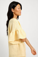 Eliza Faulkner Designs Inc. Blouses Dottie Blouse Yellow