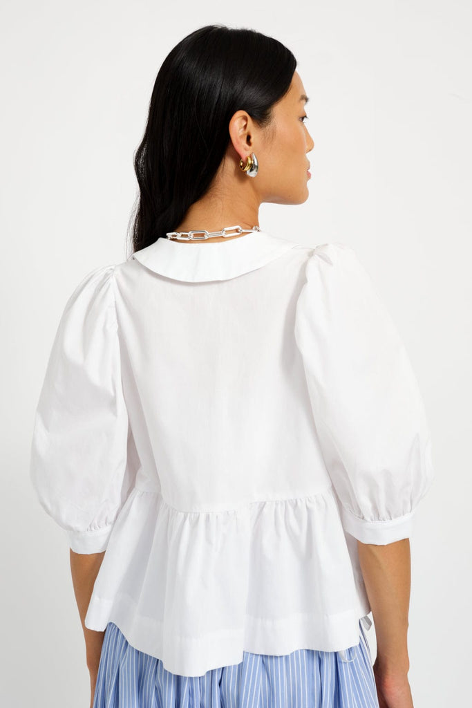 Eliza Faulkner Designs Inc. Blouses Georgie Blouse White