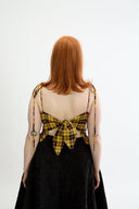 Eliza Faulkner Designs Inc. Candy Corset Yellow Plaid