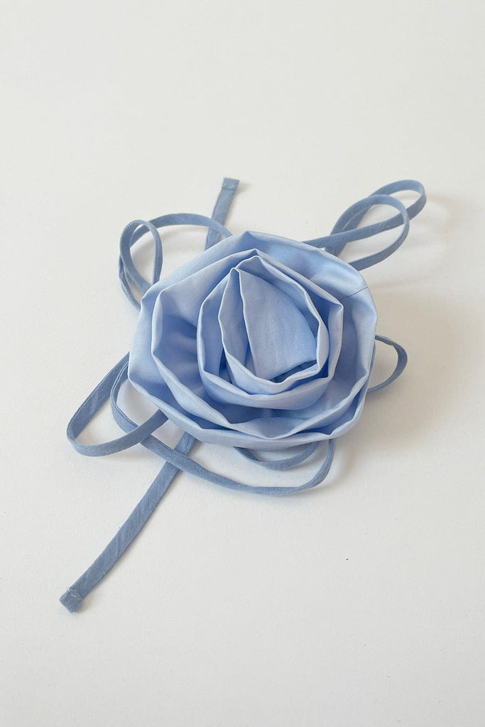 Eliza Faulkner Designs Inc. Corsage Choker Blue