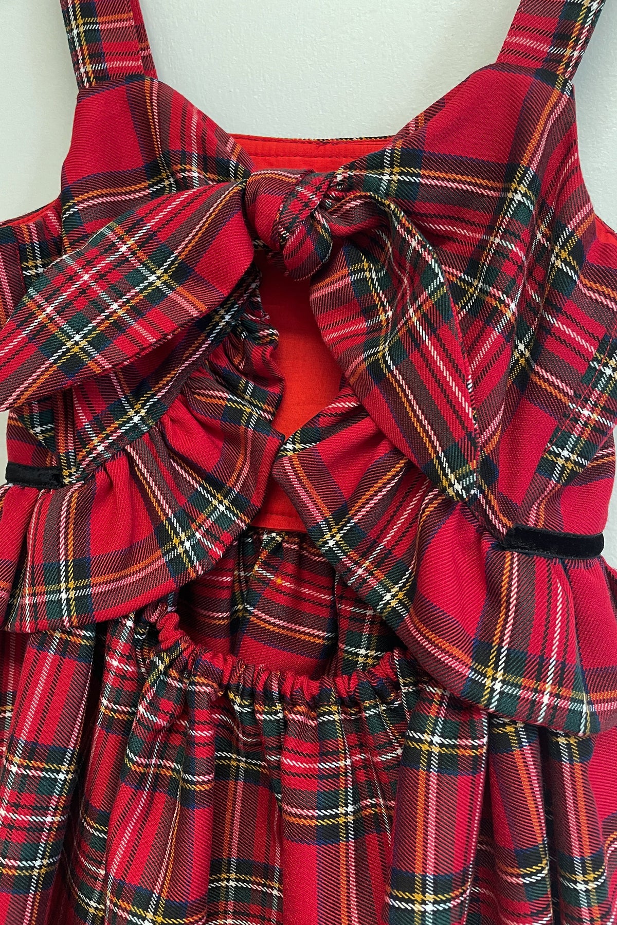 Kids Tessa Dress Red Plaid | Eliza Faulkner Designs Inc.