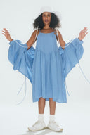 Eliza Faulkner Designs Inc. Dresses Amelie Dress Blue Linen