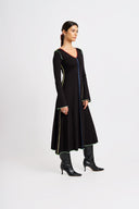 Eliza Faulkner Designs Inc. Dresses Clara Dress Black & Multicolor