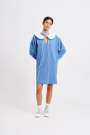 Eliza Faulkner Designs Inc. Dresses Darcy Sweater Dress Periwinkle Bue