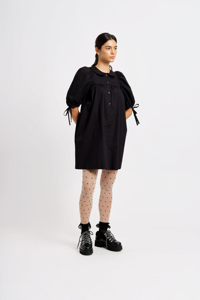Eliza Faulkner Designs Inc. Dresses Evelyn Poplin Dress Black