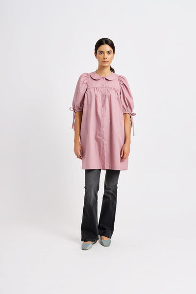 Evelyn Poplin Dress Pink Eliza Faulkner Designs Inc. Evelyn Poplin Dress Pink Eliza Faulkner Designs Inc.