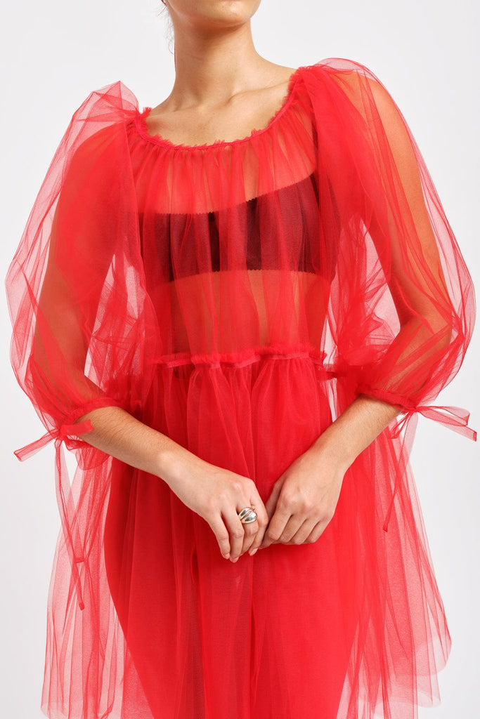 Eliza Faulkner Designs Inc. Dresses Fiona Tulle Dress Red