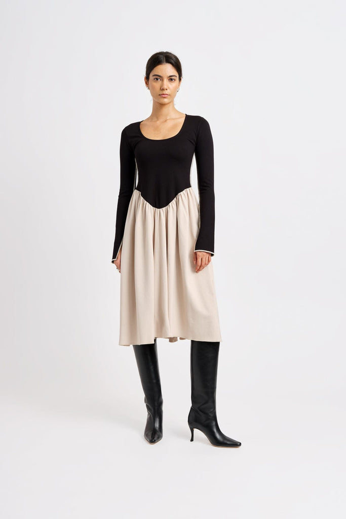 Eliza Faulkner Designs Inc. Dresses Joan Dress Black & Cream