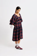 Eliza Faulkner Designs Inc. Dresses Josie Dress Navy Plaid
