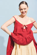 Eliza Faulkner Designs Inc. Dresses Kaia Dress Maroon Red
