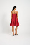Eliza Faulkner Designs Inc. Dresses Kaia Dress Maroon Red