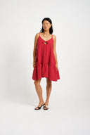 Eliza Faulkner Designs Inc. Dresses Kaia Dress Maroon Red