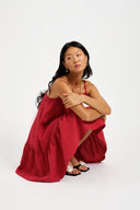 Eliza Faulkner Designs Inc. Dresses Kaia Dress Maroon Red