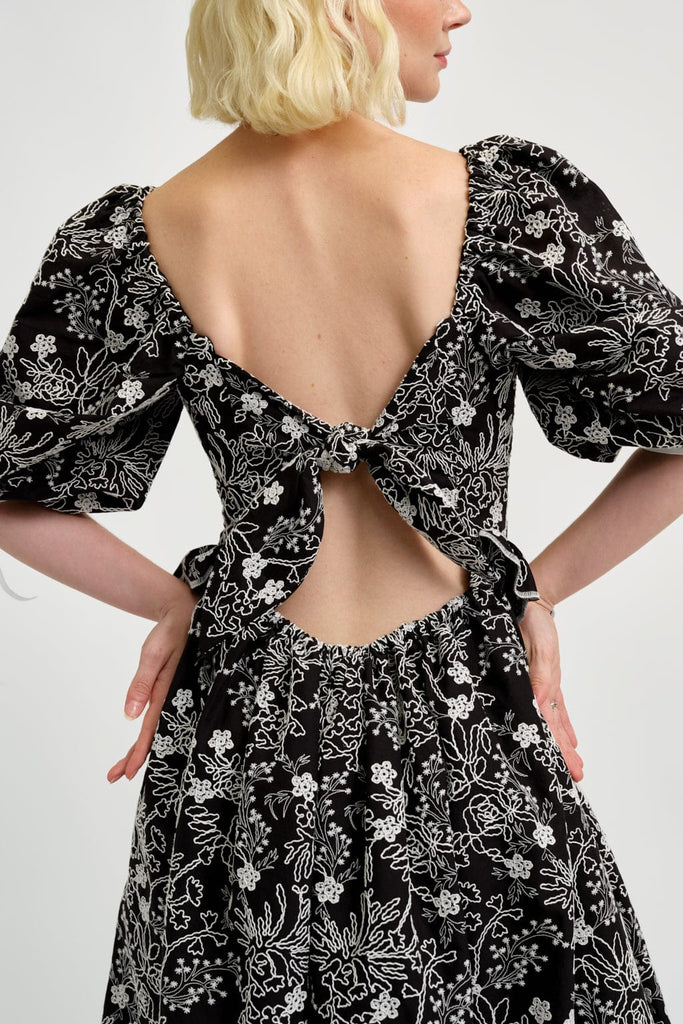 Eliza Faulkner Designs Inc. Dresses Pascale Dress Black Eyelet