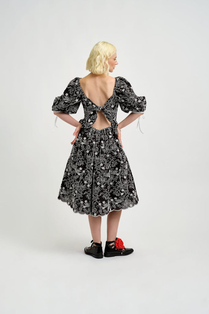 Eliza Faulkner Designs Inc. Dresses Pascale Dress Black Eyelet