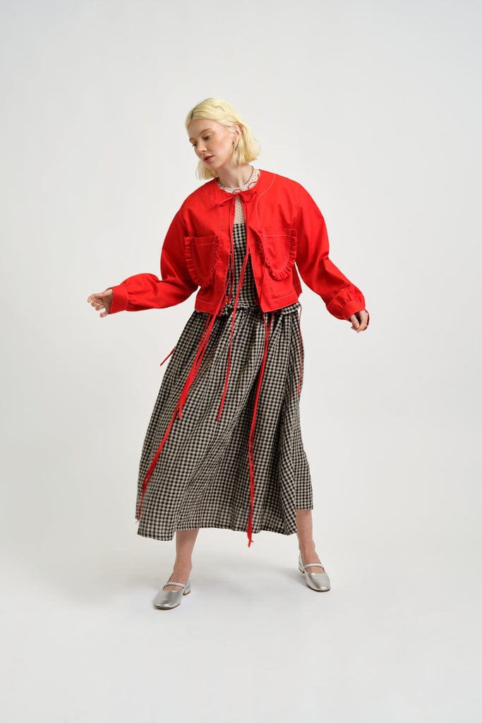 Eliza Faulkner Designs Inc. Dresses Tessa Dress Gingham Linen