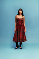 Eliza Faulkner Designs Inc. Dresses Tessa Dress Red Plaid